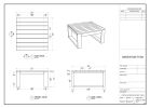 Straight Side Table