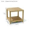Glenmore 22" Side Table w/ 1-Tier