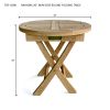 Bahama Mini Side Round Folding Table
