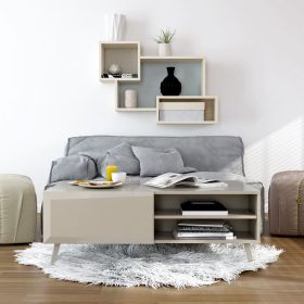 Altus 43" Coffee Table Gloss (Option: Grey)
